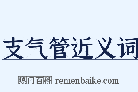 支气管近义词是什么意思的图片